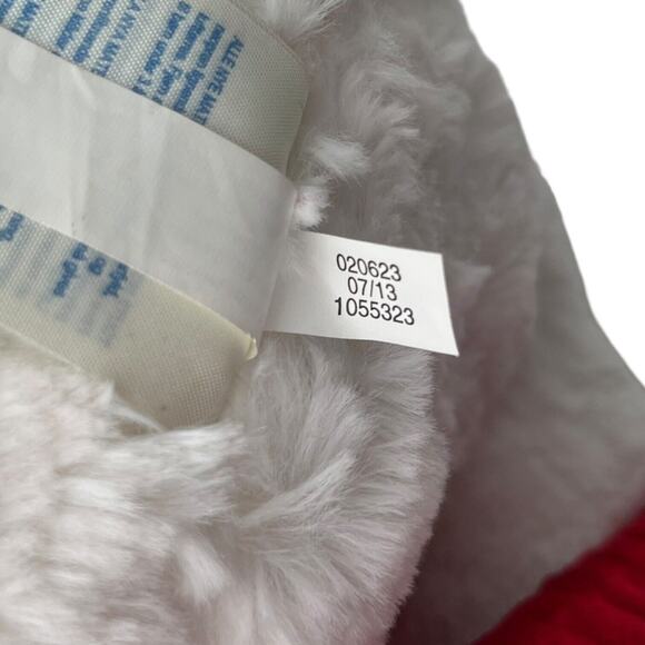 Build A Bear 2013 Plush White 12" Polar Bear W Santa Outfit, Bag, Roller Skate - Picture 6 of 8